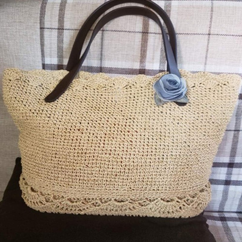 CHIC KNOTS Natural Cotton Raffia Yarn - Eco-Friendly, Soft & Durable Crochet & Knitting Yarn for Handmade Crafts (Brown) (Brown, 500 GRAM) - Image 5