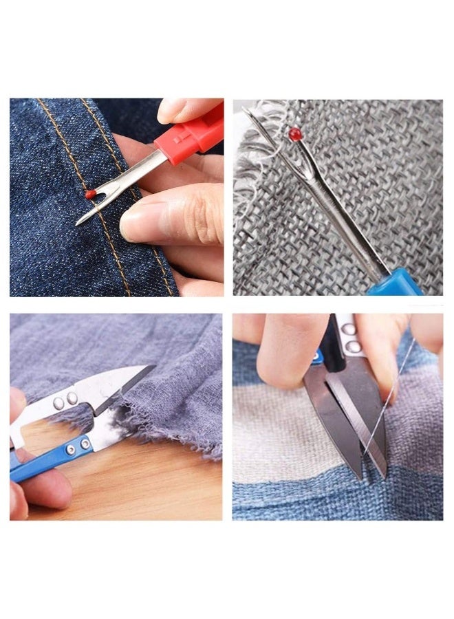 Sewing Seam Ripper Tool,Stitch Remover and Thread Cutter with 2Big+3Small Seam Rippers Sewing Kits - Image 3