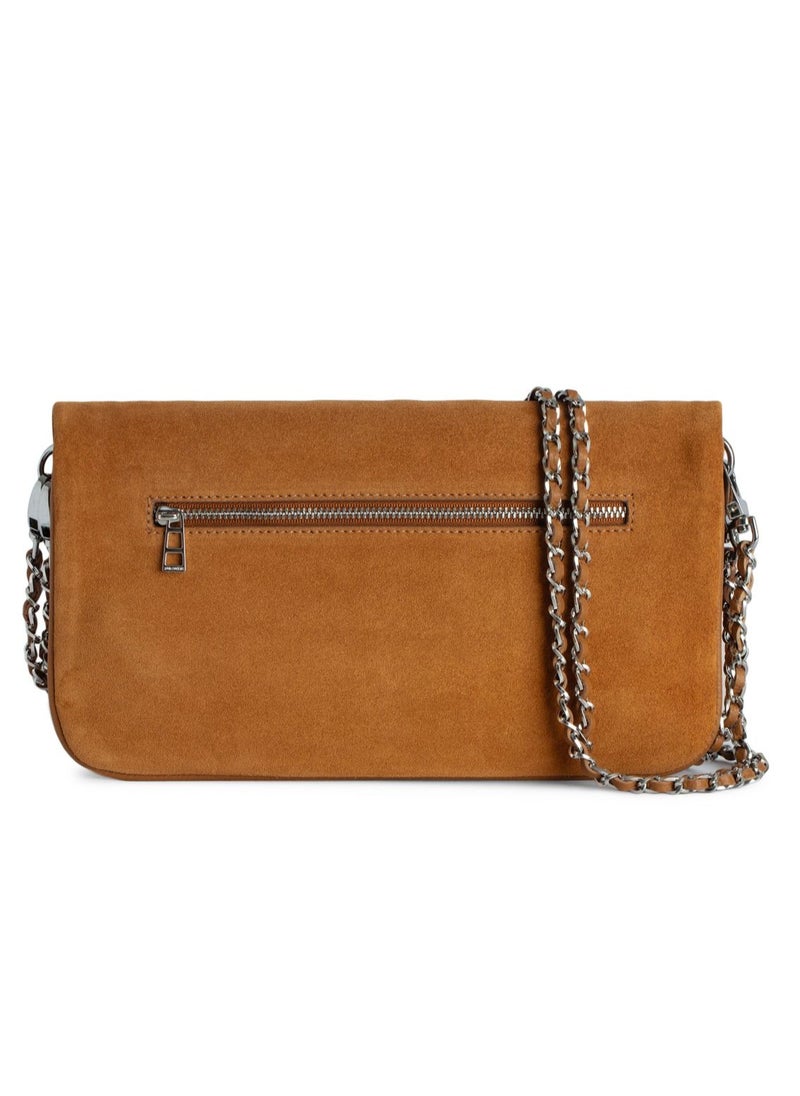 ZADIG & VOLTAIRE - Folding Zipper Velvet Wing Bag - Image 1