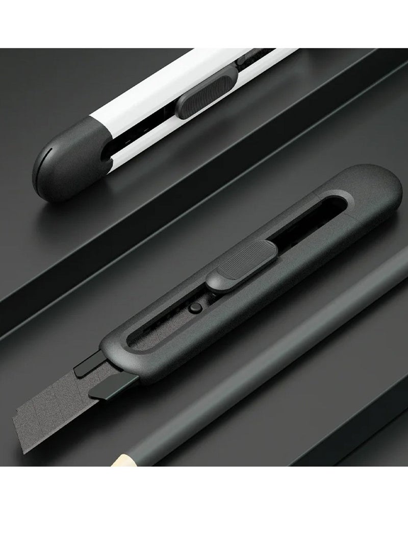 Deli Utility Cutter Knife With Snap-off Blades Assorted Colours - Image 4