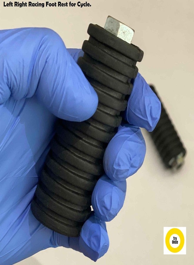 Wavva® Aluminum Rear Foot Pegs/Foot Rest Set for Cycle Stunts - Perfect for Kids and Adults on All Bicycles. (all-mountain) - Image 3