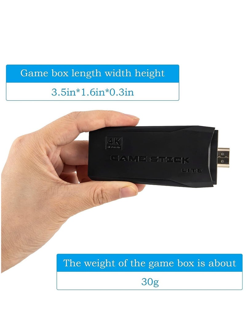 ELTRAZONE Retro Game Console with Dual Wireless Controllers Plug & Play Video Game Stick Built in 3500/10000+ Games, TV 4K High Definition HDMI Output, Great Gift for Adults and Kids (64G) - Image 3