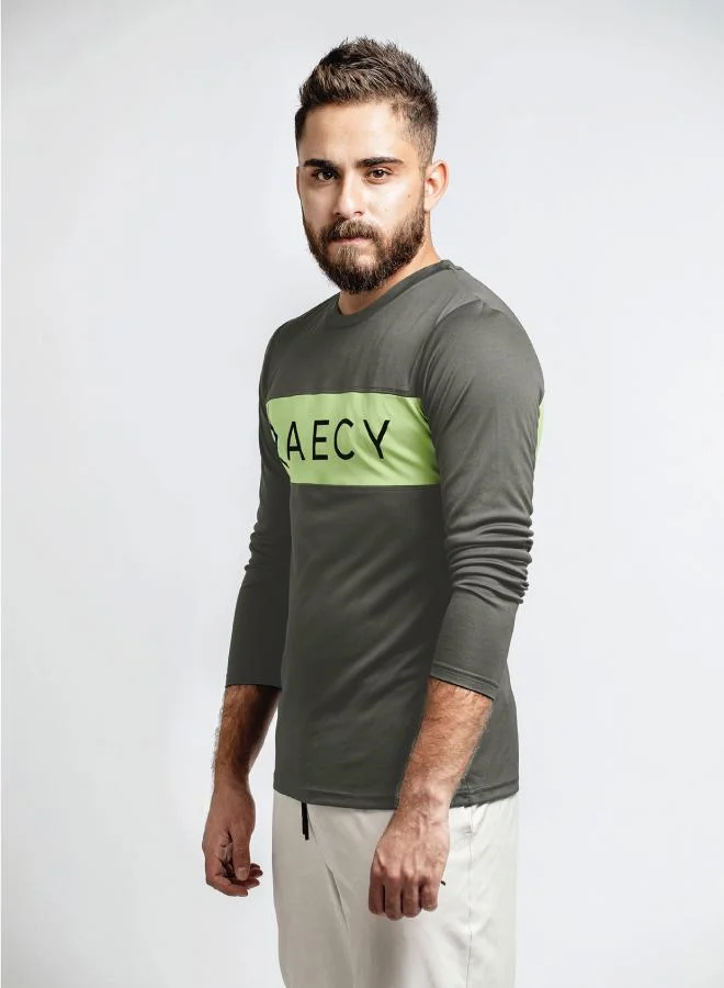 ZAECY Men's Crew Neck Full Sleeve T-Shirt
