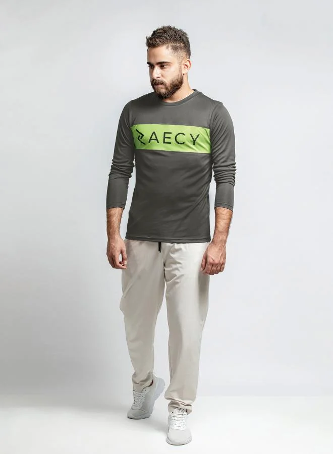 ZAECY Men's Crew Neck Full Sleeve T-Shirt
