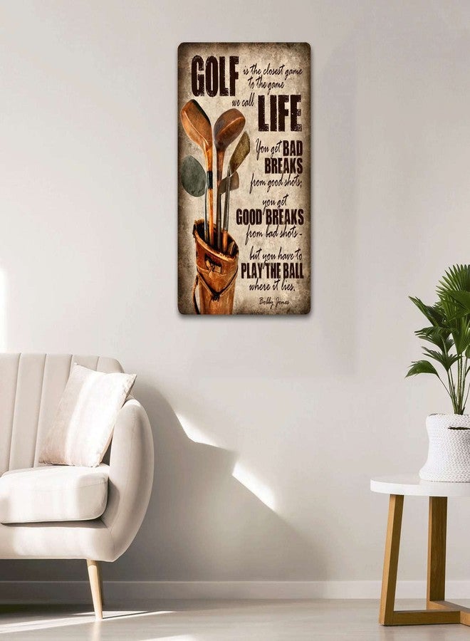 Cusde Golfing Golf Life Metal Tin Sign Retro Wall Art Vintage Decor Poster Wall Decorations for Home Bar Pub Man Cave Outdoor Indoor 8x12 Inch - Image 3