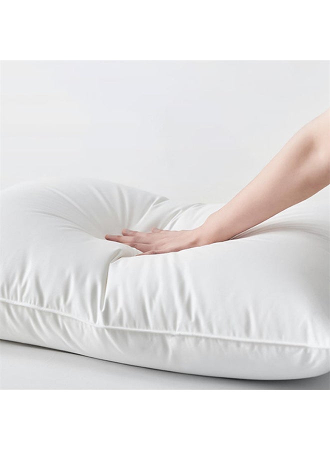 لايف ستايل مخدة  فندقية بديل ريش النعام وغطاء قطني 100% 50*70 - Image 2