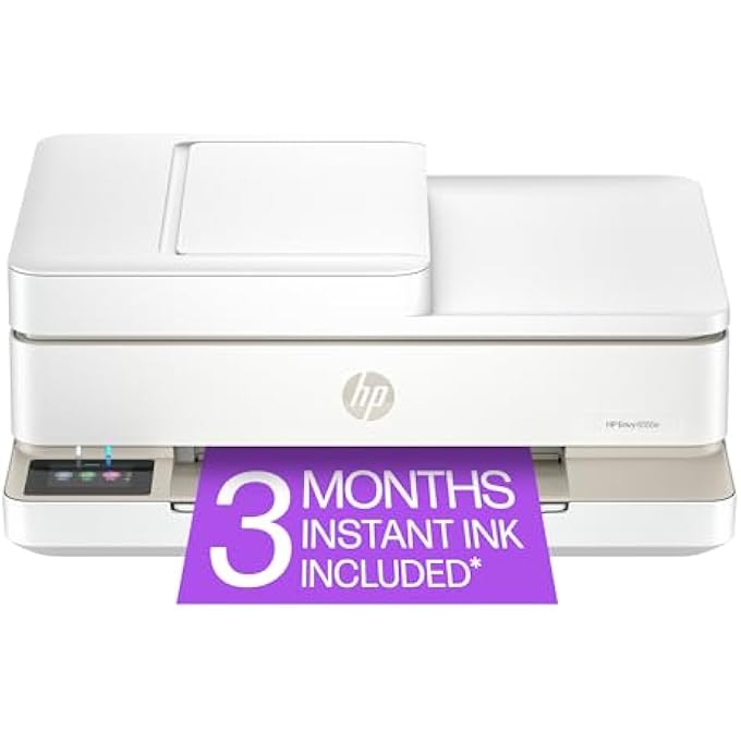 ENVY 6555E WIRELESS ALL-IN-ONE COLOR INKJET PRINTER, PORTOBELLO, PRINT, SCAN, COPY, DUPLEX PRINTING BEST-FOR-HOME, 3 MONTHS OF INK INCLUDED (714N5A) - Image 1