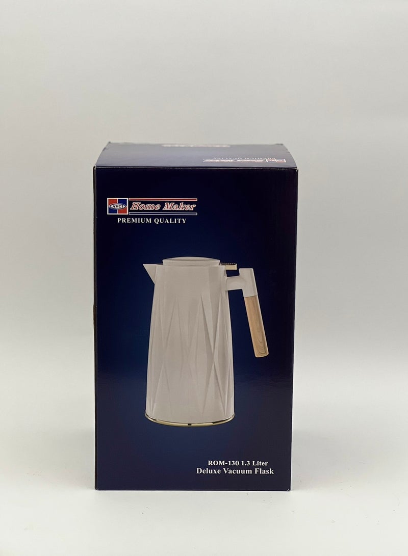 Home Maker Tea & Coffee Flask 1.3 Litre Gold - Image 2