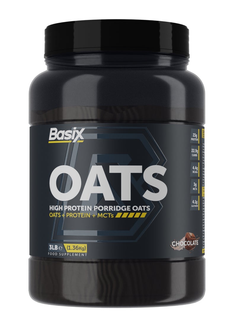 Basix Oats Chocolate 3LB - Image 1