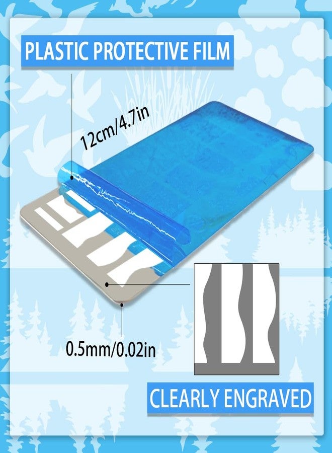 PH PandaHall 3 قطع لوحات طباعة الأظافر الطبيعية فن الأظافر قوالب الغابة قوالب فن الأظافر الجبلية قوالب طباعة سماء الليل مع طابع وكاشط للنساء صالون مانيكير DIY 4.7x2.3 بوصة - Image 2