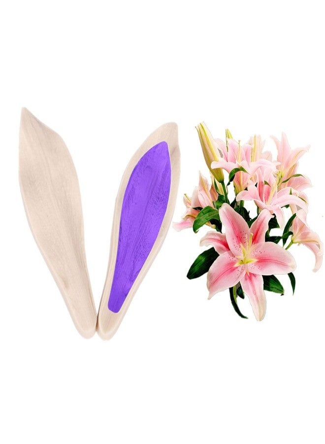 kulepin 2pcs Gumpaste Lily Flower Stainless Steel Cutter Set 2pcs Fondant Silicone Mold Sugarcraft Veining Mold Making Tool for Wedding Cake Decorating,Chocolate,Sugar,Soap - Image 2