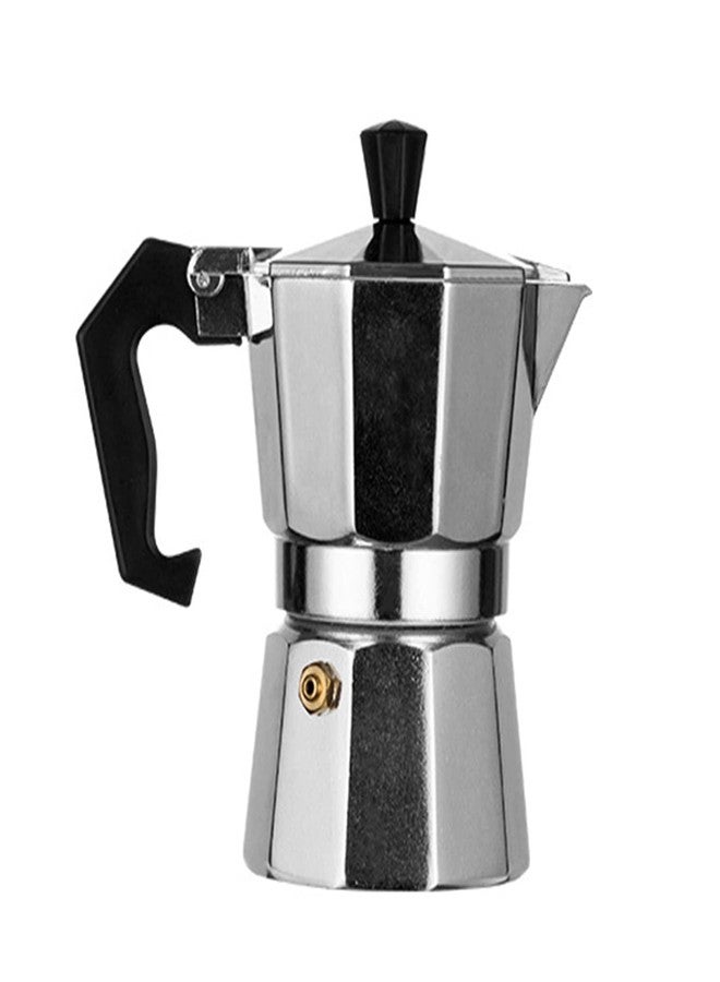 VINGVO Italian Coffee Maker, Aluminum Alloy Moka Pot with Metal Strainer for Kitchen (2 Cups of 100ML) - Image 2