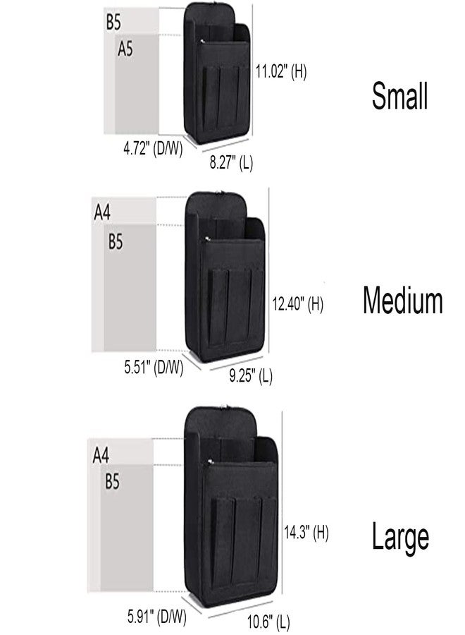Yoillione Felt Backpack Organizer Insert for Women and Men, Large Travel Rucksack Insert with High Capacity, Lightweight Bag Organizer with Zipper Pocket - Image 2