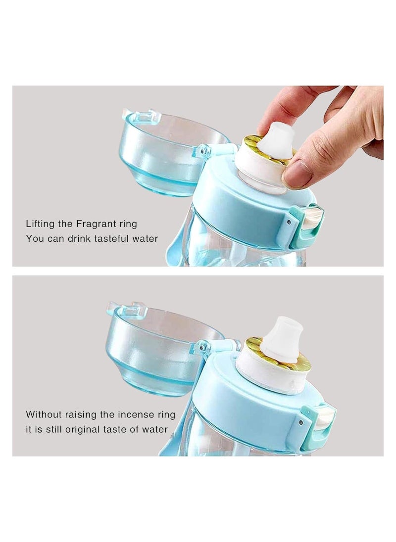 Generic - Sports Air Water Bottle BPA Free 650ml Starter up Set Drinking Bottles with Fruit Flavour Pod Scented For Flavouring 0 Sugar 0 Calorie 6 PCS Flavor Pods - Image 1