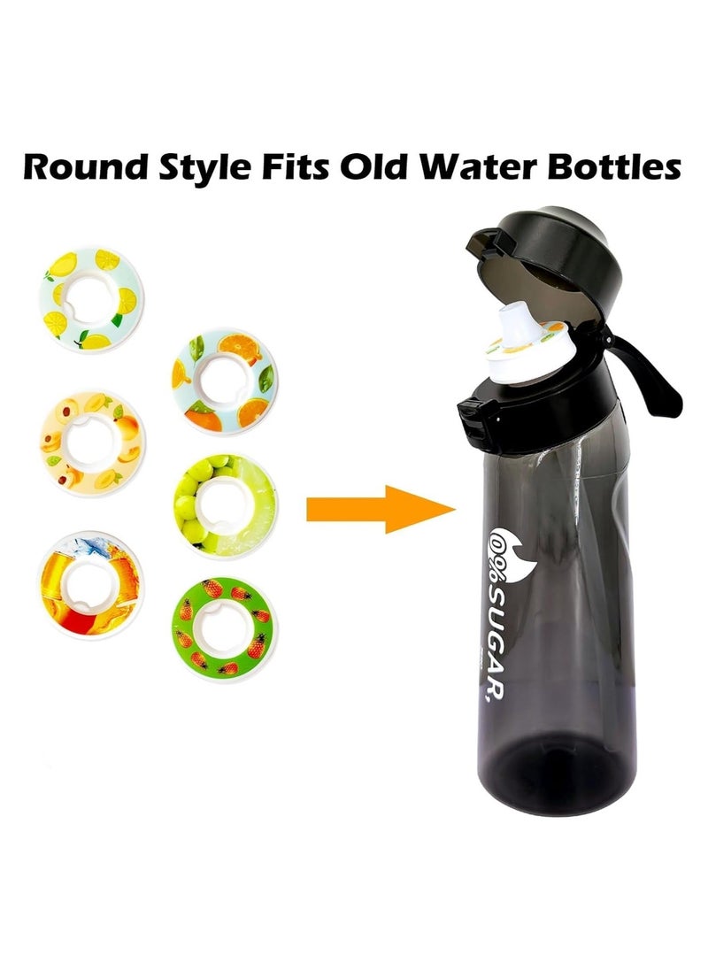 Generic - Sports Air Water Bottle BPA Free 650ml Starter up Set Drinking Bottles with Fruit Flavour Pod Scented For Flavouring 0 Sugar 0 Calorie 6 PCS Flavor Pods - Image 1