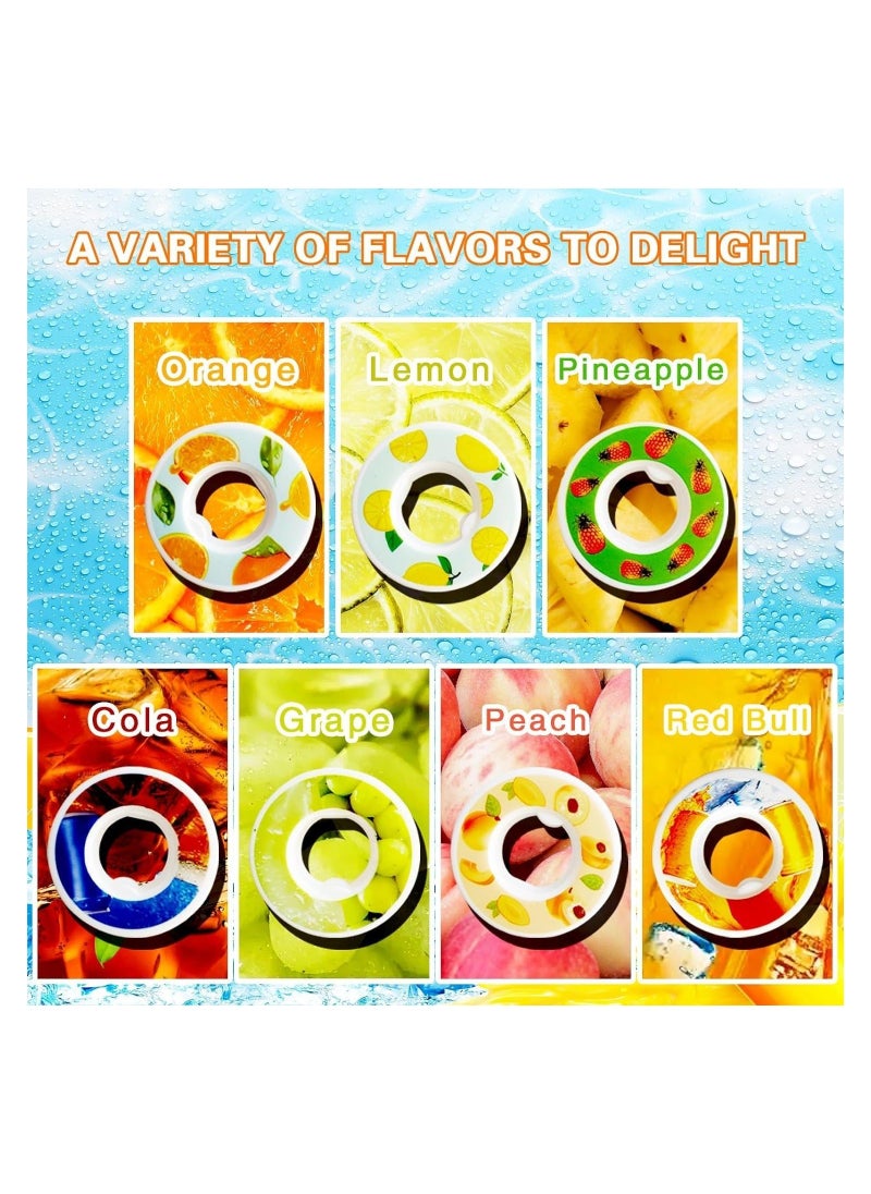 Generic - Sports Air Water Bottle BPA Free 650ml Starter up Set Drinking Bottles with Fruit Flavour Pod Scented For Flavouring 0 Sugar 0 Calorie 6 PCS Flavor Pods - Image 1