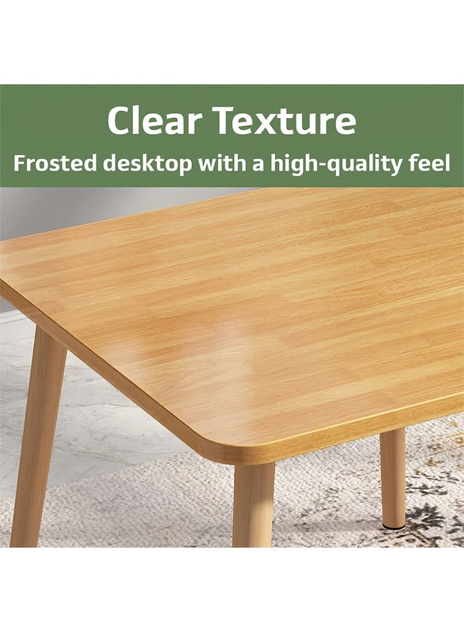 Taimi Modern Square Dining Table, Solid Wood Dining Table Furniture for Kitchen, Dining Room, Living Room 80x80x73cm - Image 2