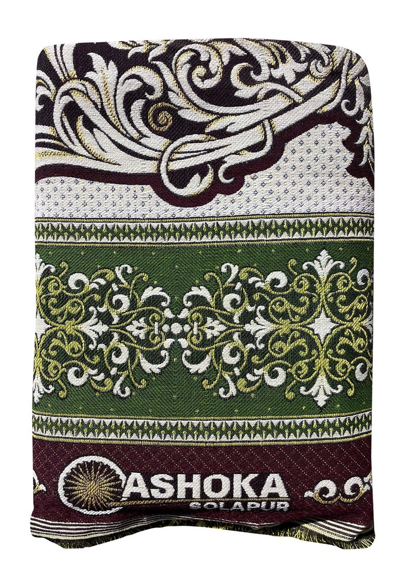 Mandhania Cotton Royal Daily Use Solapuri Chaddar (King Size- 7.5 X 9 ft) - Image 4