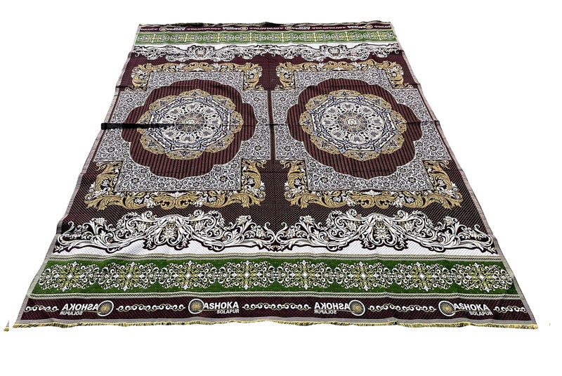 Mandhania Cotton Royal Daily Use Solapuri Chaddar (King Size- 7.5 X 9 ft) - Image 3