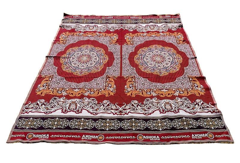 Mandhania Cotton Royal Daily Use Solapuri Chaddar (King Size- 7.5 X 9 ft) - Image 1