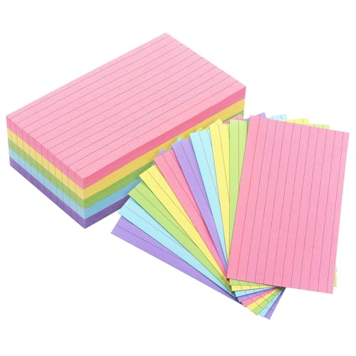 Tamaki Colored Index Cards 3 X 5, Flash Cards Ruled Note Cards for School, 200 Count, Home and Office Flash Cards for studying - Image 1