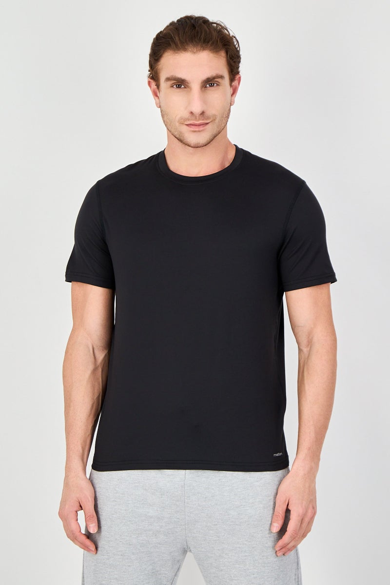 MOTION Men 2 Pieces Sportswear Fit Short Sleeve Outdoor T-Shirt, Multicolor - Image 1
