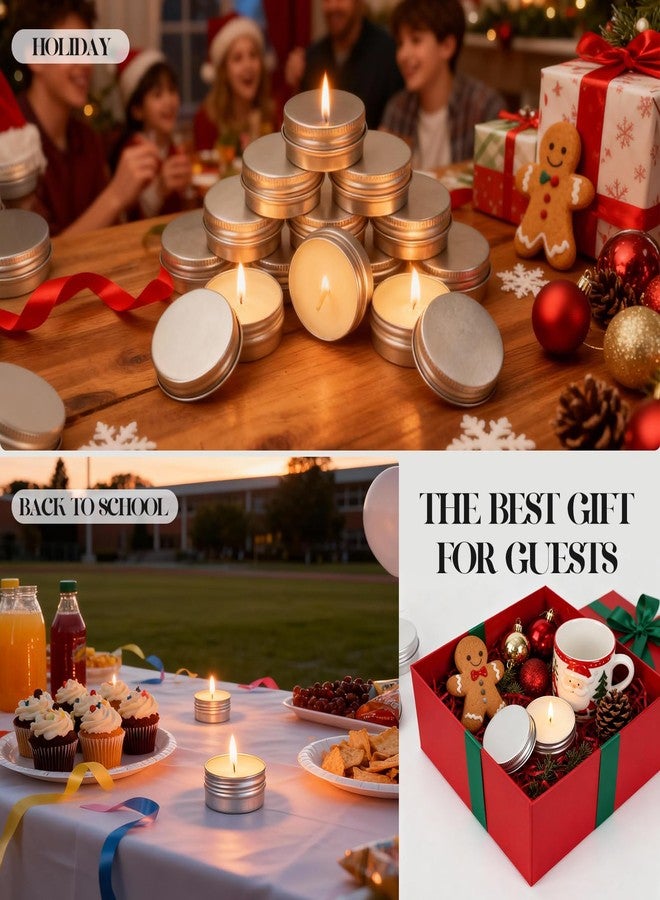 Veiuwa 100 Pcs 1 Oz Mini Vanilla Scented Soy Candle Set,Wedding Favors for Guests Bulk 100,The Quantity of Multiple Sets Meets Your Needs for Wedding and Party Gifts and Party Favors. - Image 4