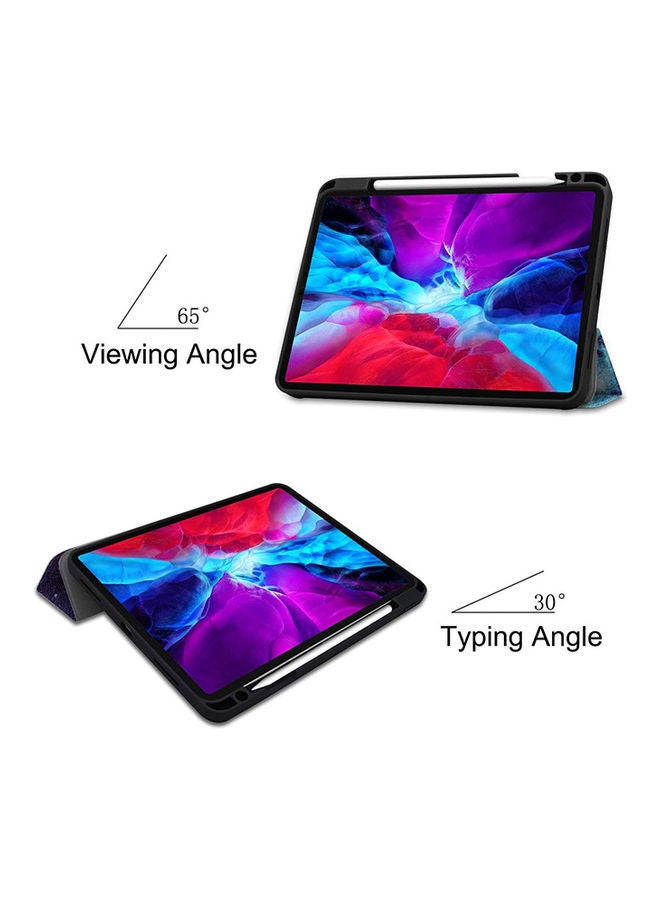 NIBEMINENT Protective Case Cover for Apple iPad Pro 2nd Generation with Pencil Holder Multicolour - Image 3