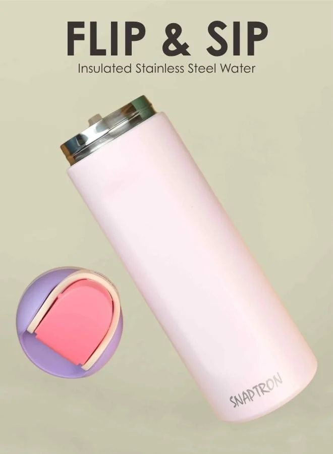 Casa Quesera  SNAPTRON® Flip & Sip Insulated Stainless Steel Bottle  | Best Price UAE