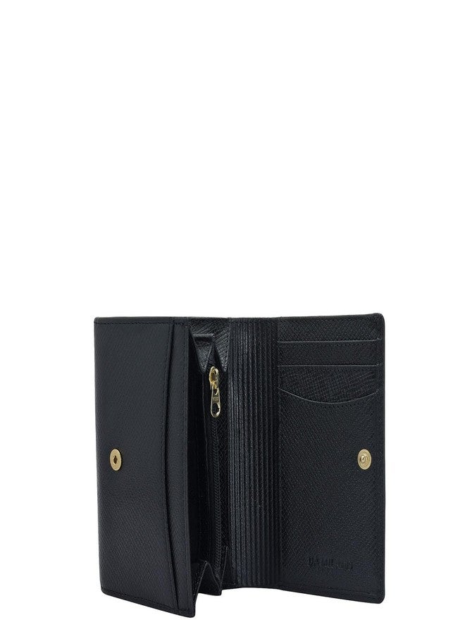 Da Milano Leather Wallet for Women - Black (10057A-OL) - Image 4