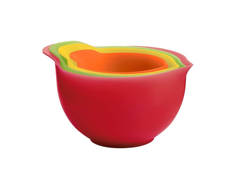 Trudeau Bamboo Melamine Measuring Cups Set of 4 - Image 1