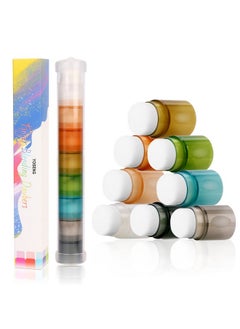 Yoseng 8 Pcs Blending Brushes For Card Making,Card Making Supplies,Finger Blending Brushes Daubers With Storage Box,Crafter Color Coded Handles Ink Blender Tool,Brush Head Diameter 0.77 Inch(Dark)  - Image 1