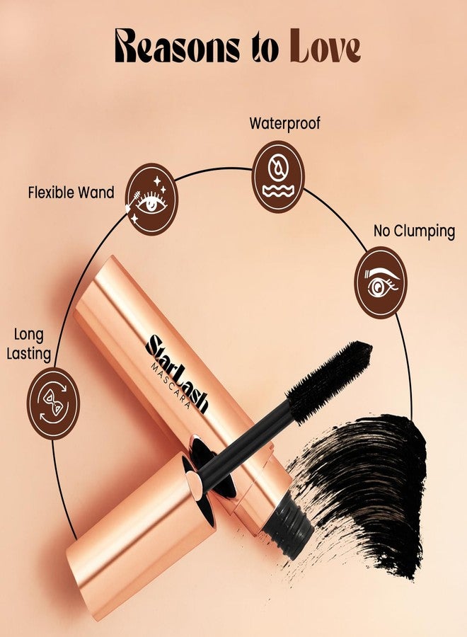 جلام 21 ماسكارا جلام 21 ستار لاش | مقاومة للماء | لا تتكتل | كثافة فورية | لون أسود فاحم | رموش ناعمة كالحرير | لا تلطخ | تدوم طويلاً | فرشاة مرنة | خفيفة الوزن | أسود - 10 مل - Image 3