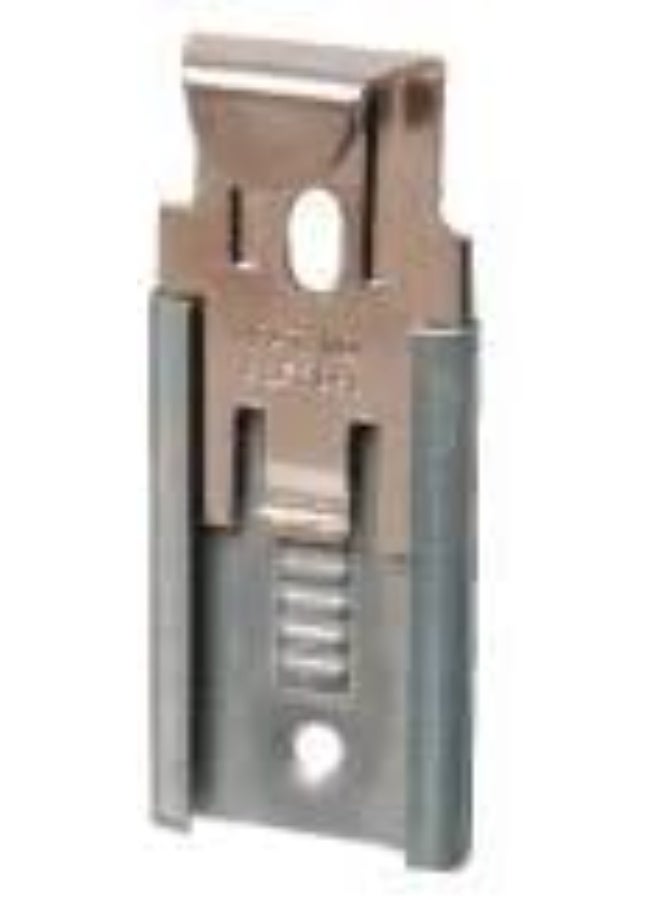 CRL Nickel Plated Adjustable Mirror Clip set for 1/4 in (6 mm) Straight Edge Glass - Package - Image 2