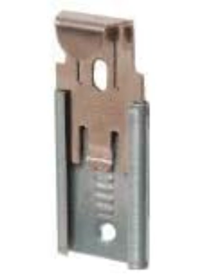 CRL Nickel Plated Adjustable Mirror Clip set for 1/4 in (6 mm) Straight Edge Glass - Package - Image 3