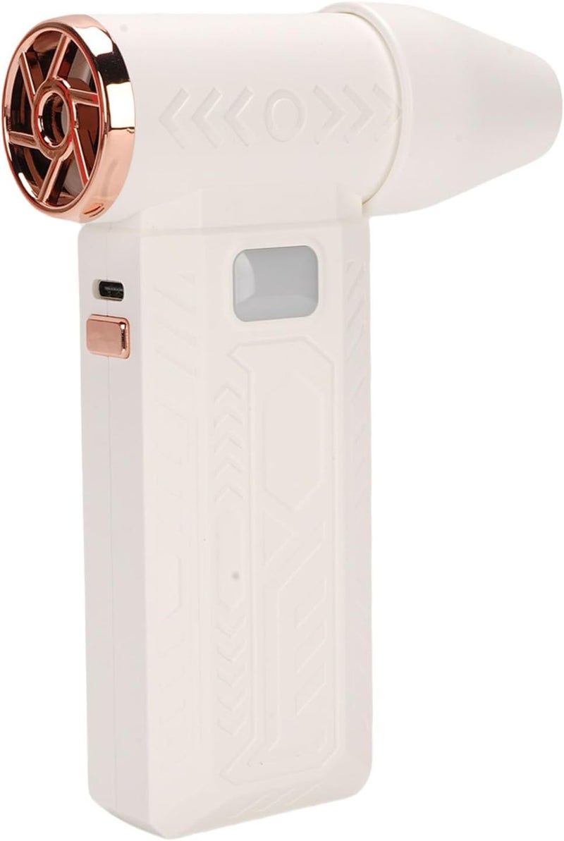 Electric Air Duster, Powerful Airflow, Portable Design, Multi Functional Use, USB Rechargeable Low Noise, for Car, Computer Keyboard, Outdoors, Home (White) - Image 2