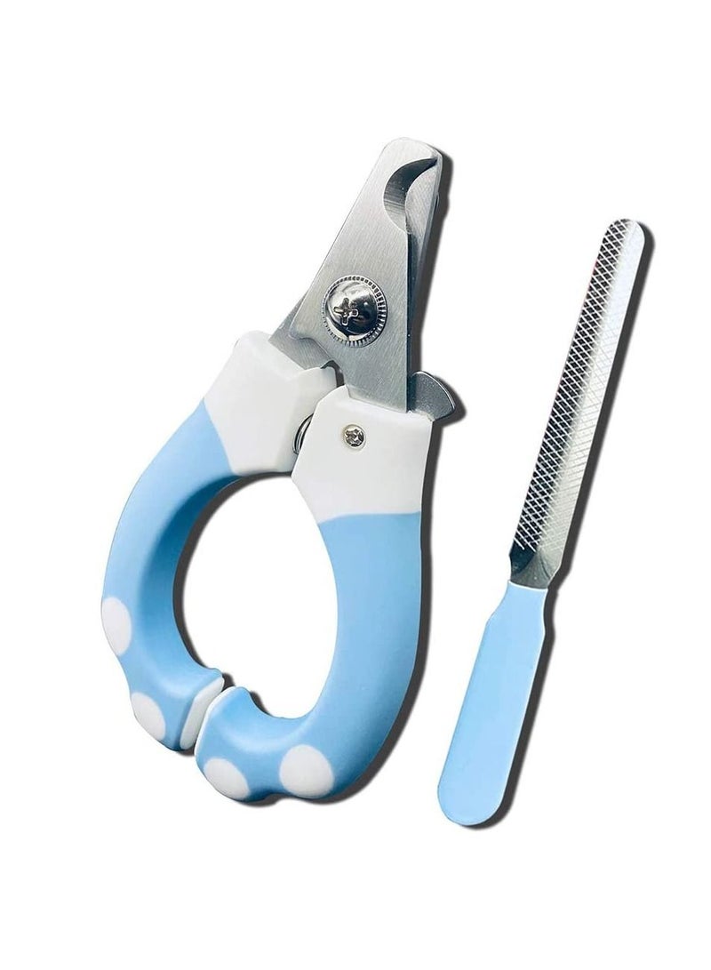 ALTHEQA Dog & Cat Pets Nail Clippers and Trimmers - with Safety Guard (BLUE) - Image 4