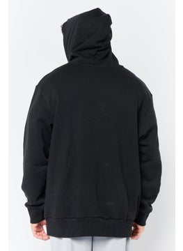 adidas Originals Men Sportswear Fit Long Sleeves Outdoor Sweatshirt, Black  - Image 3