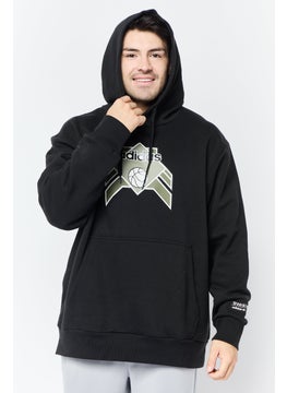 adidas Originals Men Sportswear Fit Long Sleeves Outdoor Sweatshirt, Black  - Image 1