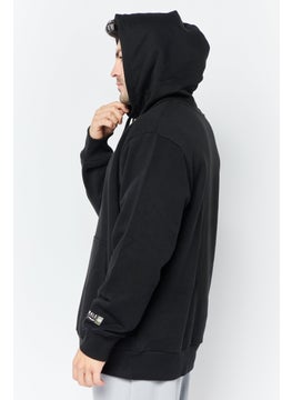 adidas Originals Men Sportswear Fit Long Sleeves Outdoor Sweatshirt, Black  - Image 2