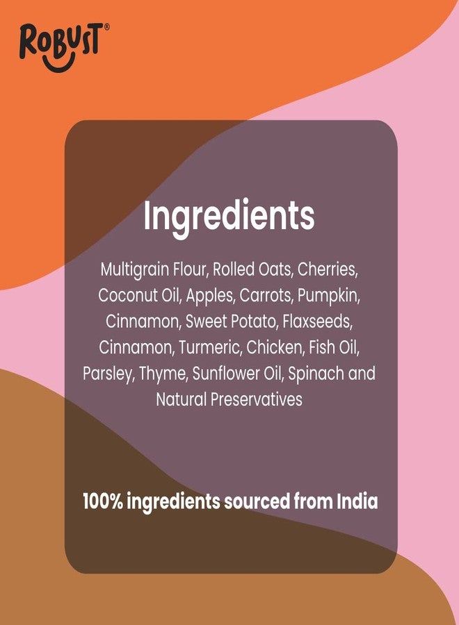 Robust Hearty Treats (Nutritious Mix) 500g | Advanced Nutrition | Oven Baked | Nutritious & Healthy Biscuits for Dogs of All Breeds and Life Stages | New Pack - Image 5