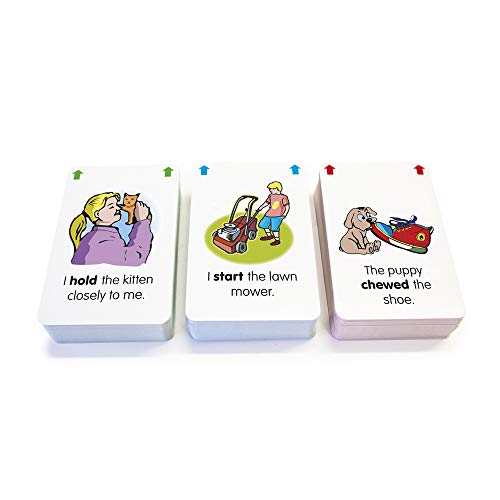Junior Learning بطاقات فلاش للأفعال للأطفال، متعددة (JL209) - Image 4