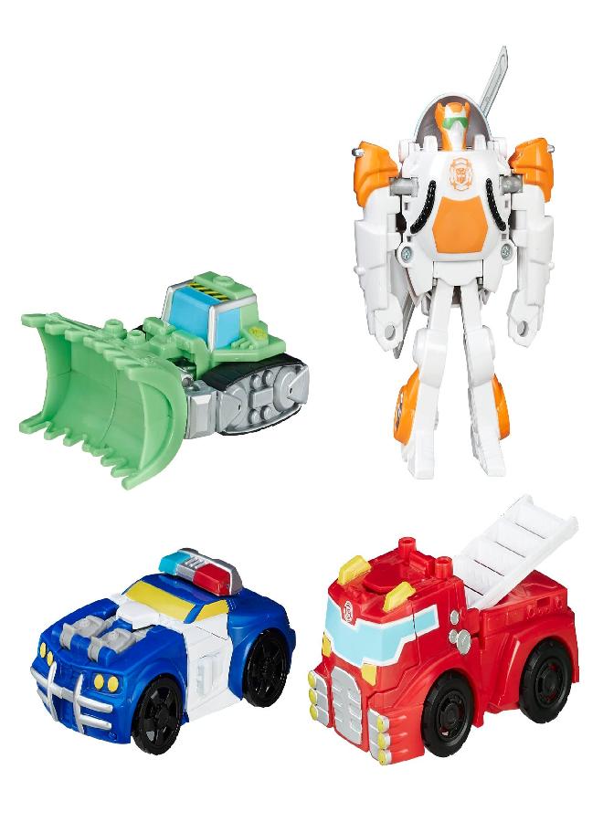 TRANSFORMERS Transformers Rescue Bots Griffin Rock Rescue Team Action Figures, Perfect Easter Basket Stuffers, Great Easter Toys or Easter Gifts for Kids  - Image 5