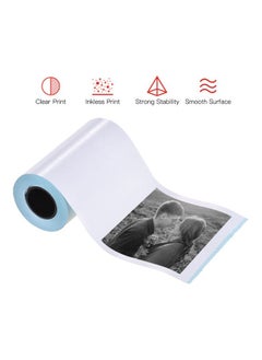 Generic Thermal Paper Roll, 3 Rolls Self-Adhesive Thermal Paper Roll White Sticky Paper 57X30Mm For Phomemo Pocket Thermal Printer  - Image 3