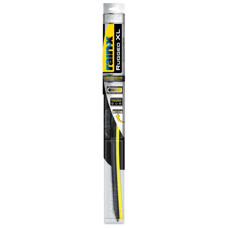 Rain-X 870418 Rugged XL Wiper Blade 18", Windshield Wipers Replacement, Quiet & Durable Beam Design, All Weather Performance & Easy Universal Install, Blade Wear Indicator (Pack of 1) - Image 1