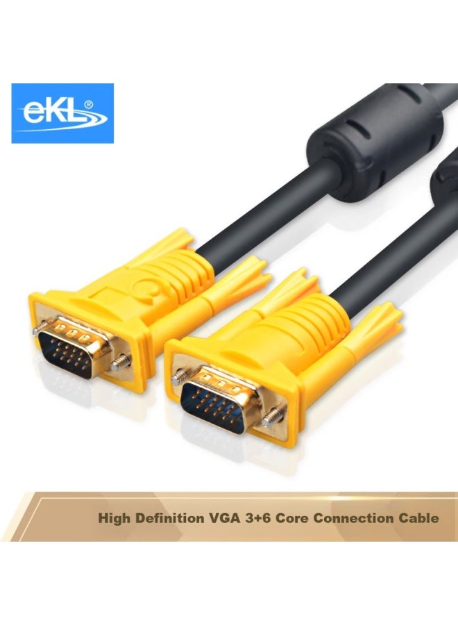 Ekl Vga Cable Vga 3+6 Male To Male Engineering Grade Computer Monitor Projector Connection Cable Laptop Tv High Definition Video Cable 3M - Image 3