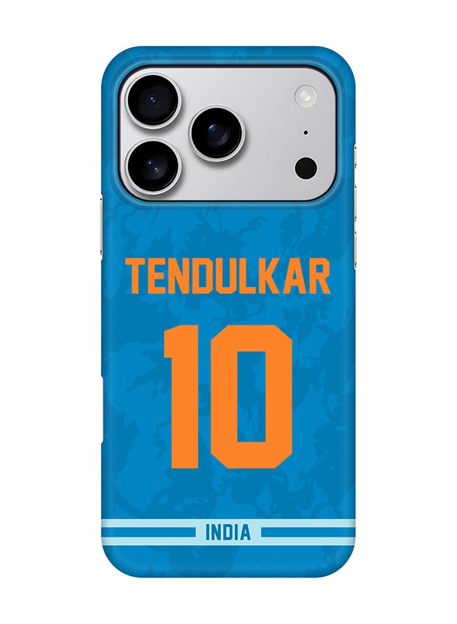 Stylizedd For iPhone 17 Pro,Case, [Compatible with MagSafe] Magnetic cover Slim fit Protection Matte, - India Sachin Tendulkar, Jersey No 10
