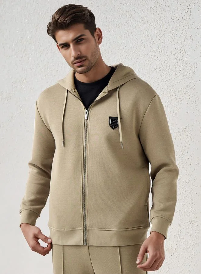 إمبيرور Emperor Men Logo Detail Hoodie