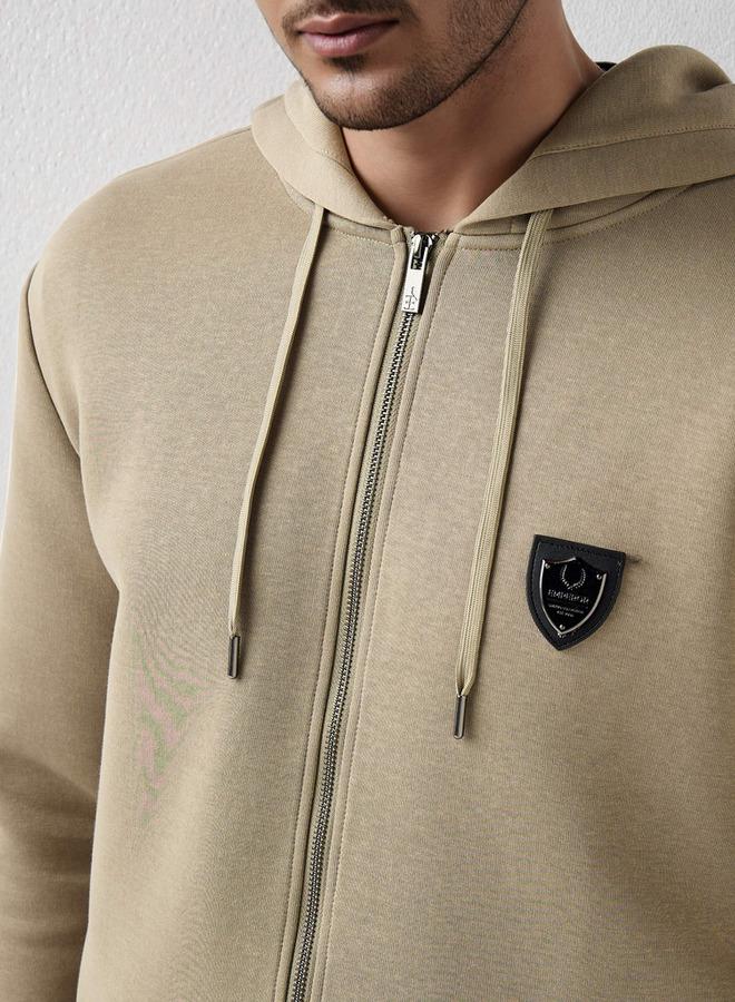 Emperor Men Logo Detail Hoodie - Image 4