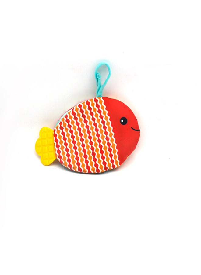 Puzzle Baby Cloth Book Doll Fish Cloth Book Early Education Washable Cartoon Baby Finger Cloth Book Soothing Toy-Color:Small Fish Cloth Book  - Image 4